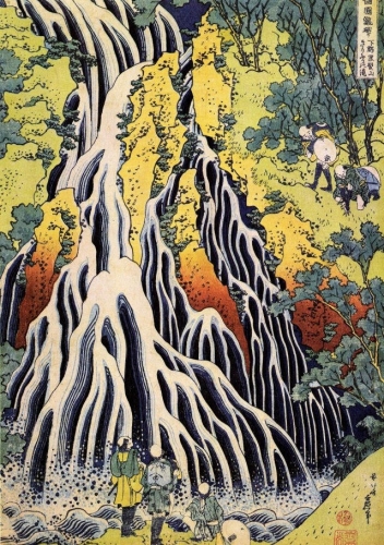 Cascade de Kirifuri de Hokusai.jpg