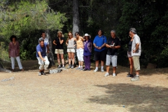 La pétanque à poèmes SERGE ASSIER Michel tire.jpg